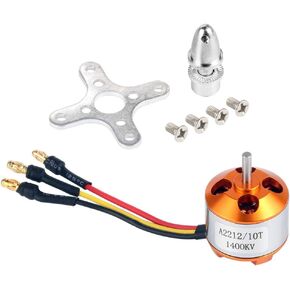 محرك خارجي QWinOut A2212 1400KV بدون فرشاة مع حامل 10T لطائرات RC/KKmulticopter 4/6 محور كوادكوبتر UFO (4 قطع)
