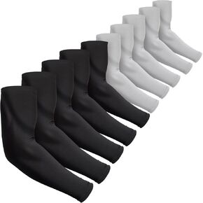 10 أزواج من Vinsatin للحماية من أشعة الشمس فوق البنفسجية وأكمام ذراع تبريد بدون خياطة وأكمام ضغط صيفية للرجال والنساء in Kuwait