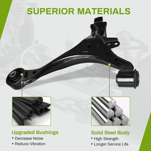 AUTOSAVER88 Front Control Arm Compatible with CR-V 2002-2006 -w/Ball Joint, Tie Rod End, Sway Bar End Link in Saudi Arabia