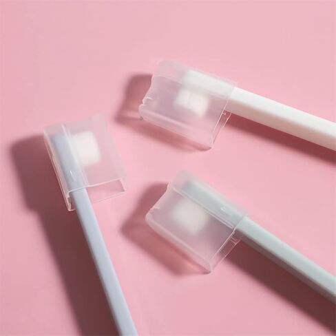 فرشاة أسنان LINGXIYA للكلاب الأليفة، فرش أسنان ناعمة للغاية للكلاب والقطط، فرش تنظيف الأسنان للكلاب الصغيرة والكلاب والقطط، أسنان صحة الأسنان، طقم مكون من قطعتين (أبيض/أخضر) in Kuwait