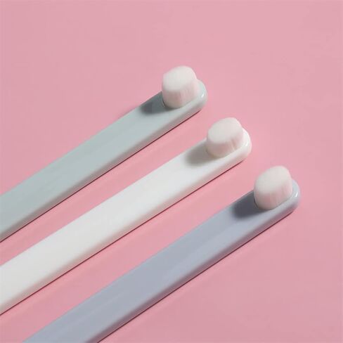 فرشاة أسنان LINGXIYA للكلاب الأليفة، فرش أسنان ناعمة للغاية للكلاب والقطط، فرش تنظيف الأسنان للكلاب الصغيرة والكلاب والقطط، أسنان صحة الأسنان، طقم مكون من قطعتين (أبيض/أخضر) in Kuwait