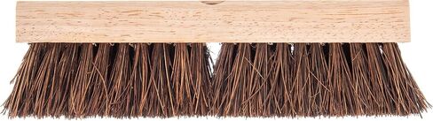 SPARTA Flo-Pac Palmyra Floor Scrubber, Deck Cleaning Brush, Outdoor Broom with Palmyra Bristles for Outdoor Surfaces, 10 Inches, Tan, (Pack of 12) in Saudi Arabia