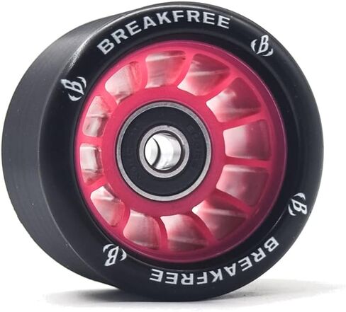 B BREAKFREE 62 * 42MM 8 Pack 85A with Bearings and Mounting Tools Roller Skate Wheels Skate Wheels with Bearings Installed for Indoor or Outdoor Double Row Skating Accessories in Saudi Arabia
