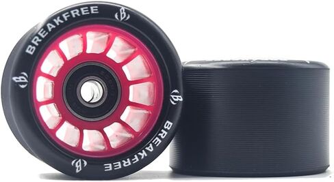 B BREAKFREE 62 * 42MM 8 Pack 85A with Bearings and Mounting Tools Roller Skate Wheels Skate Wheels with Bearings Installed for Indoor or Outdoor Double Row Skating Accessories in Saudi Arabia