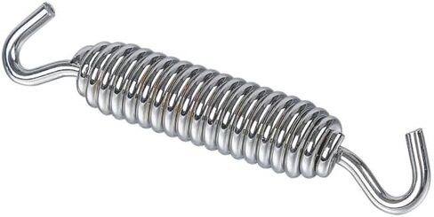 NIORANU Chrome 3-7/8" مسند/Jiffy Stand Spring 1985-2006 Harley Softail، 1985-1986 Wide Glide FXWG، 1991-1994 FXR، 1991-1998 Tour Glide FLT، 1985-2006 Sportster XL يستبدل #50005-85A in Kuwait