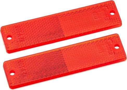 Grote 40132-5 Red Mini Stick-On / Screw-Mount Rectangular Reflectors (Pair Pack) in Saudi Arabia