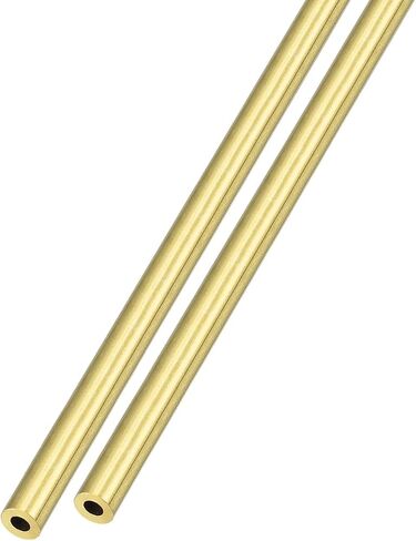 أنبوب نحاسي METALLIXITY (4 مم OD × 1 مم جدار T × 300 مم طول) قطعتان، أنابيب مستقيمة - للتأثيث المنزلي، والآلات، والحرف اليدوية اليدوية in Saudi Arabia