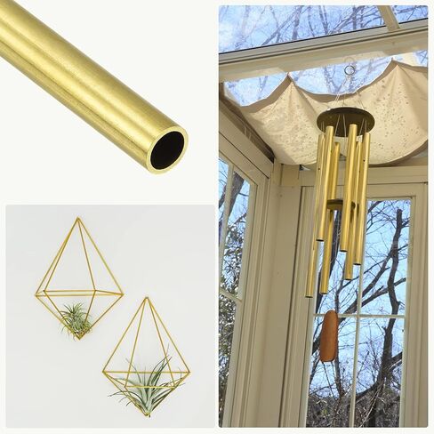 أنبوب نحاسي METALLIXITY (4 مم OD × 1 مم جدار T × 300 مم طول) قطعتان، أنابيب مستقيمة - للتأثيث المنزلي، والآلات، والحرف اليدوية اليدوية in Saudi Arabia