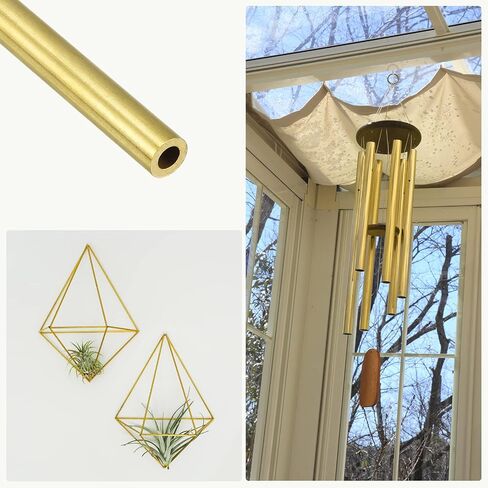أنبوب نحاسي METALLIXITY (4 مم OD × 1 مم جدار T × 300 مم طول) قطعتان، أنابيب مستقيمة - للتأثيث المنزلي، والآلات، والحرف اليدوية اليدوية in Saudi Arabia