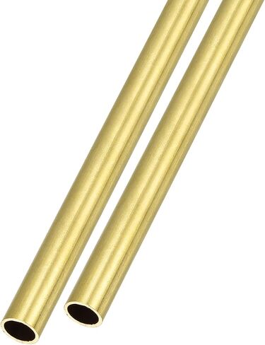 أنبوب نحاسي METALLIXITY (4 مم OD × 1 مم جدار T × 300 مم طول) قطعتان، أنابيب مستقيمة - للتأثيث المنزلي، والآلات، والحرف اليدوية اليدوية in Saudi Arabia