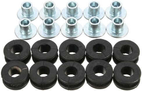 مجموعة مسامير حلقات مطاطية للدراجات النارية من NIORANU 10 قطع لهوندا وياماها وسوزوكي فيرينج in Kuwait