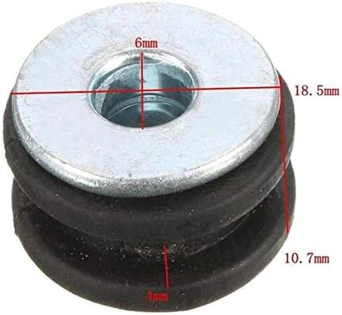 مجموعة مسامير حلقات مطاطية للدراجات النارية من NIORANU 10 قطع لهوندا وياماها وسوزوكي فيرينج in Kuwait