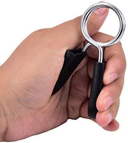 futaiphy 4pack الربيع كليب الياقات، shanglite 1 بوصة الحديد المشابك لقفل 1 بوصة قطر شريط كليب المشابك للدمبل العادية الحديد الربيع قفل الياقات لرفع الأثقال in Kuwait