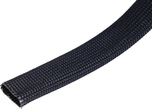 Hiwow 5FT كم حراري من الألياف الزجاجية قابل للتعديل كم درع حراري أسود اللون (5FT X 26MM (1 '')) in Saudi Arabia