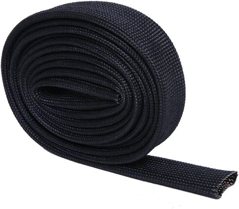 Hiwow 5FT كم حراري من الألياف الزجاجية قابل للتعديل كم درع حراري أسود اللون (5FT X 26MM (1 '')) in Saudi Arabia