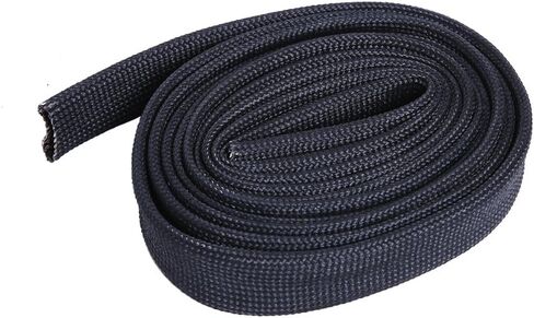 Hiwow 5FT كم حراري من الألياف الزجاجية قابل للتعديل كم درع حراري أسود اللون (5FT X 26MM (1 '')) in Saudi Arabia