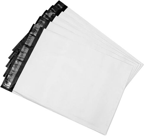 أكياس مظاريف شحن بولي ميلر مع لاصق ذاتي الغلق، حقائب بريدية مقاومة للماء والتمزق [أبيض، 9 بوصة × 12 بوصة، عبوة من 100] in Kuwait