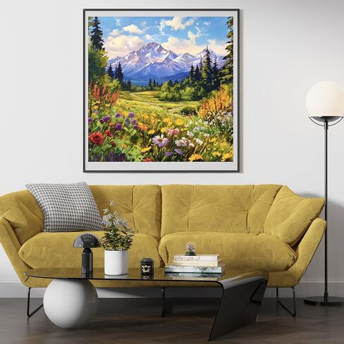 14CT عد عبر الابره مجموعات للبالغين الزهور الجبلية المتقدمة مختومة عبر الابره مجموعات للبالغين (جبل 4) in Kuwait