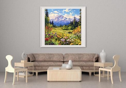 14CT عد عبر الابره مجموعات للبالغين الزهور الجبلية المتقدمة مختومة عبر الابره مجموعات للبالغين (جبل 4) in Kuwait