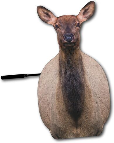 KILLERGEAR ElkFan, 3D Mature Cow Elk Fanning Decoy for Traditional Hunting, Locate & Set Up and Spot & Stalk, Lightweight, Portable & Durable Animal Umbrella with Built-In Ground Stake, Carrying Bag in Saudi Arabia