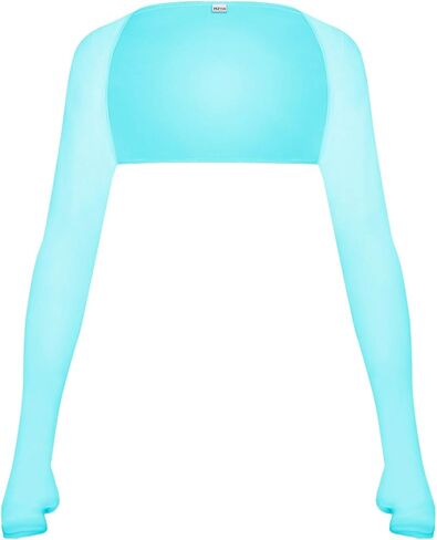 Women's Cooler Arm Sleeve with Finger Hole Anti-UV Cooling Shawl for Riding Golfing Driving in Saudi Arabia