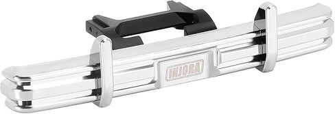 INJORA 33g Front and 33g Rear Bumper with Dual Exhaust - CNC Aluminum Bumper Set for 1/18 RC Crawler TRX4M High Trail F150 Upgrade in Saudi Arabia