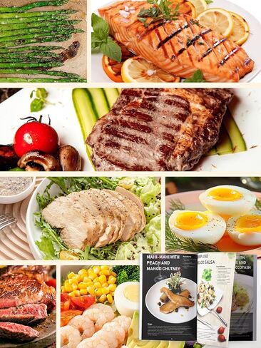 Flyseago Sous-Vide طباخ دقيق مع التحكم في درجة الحرارة لحوم البقر والدجاج والخضروات، 1100 واط in Kuwait