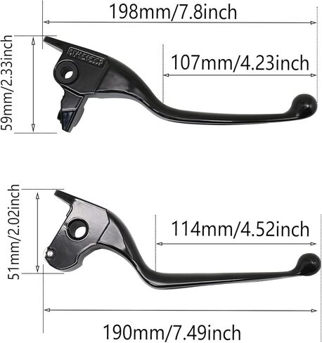 JUNJUMOTO Motorcycle Brake Clutch Levers Fit for Harley Touring Road King Road Glide Street Glide Electra Glide 2017-2020 Tri Glide 2019-2020 in Kuwait