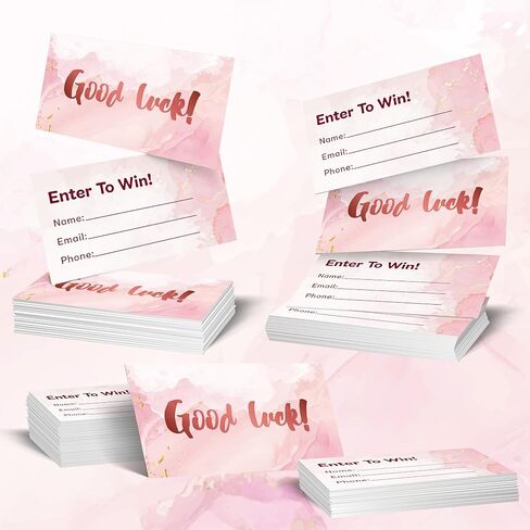 240 PCS Raffle Tickets Enter to Win Entry Form Cards for Contest Ballot Box Auction Great for Fairs Carnivals and More with Space for Name Email Address and Phone Number Fields Golden in Saudi Arabia