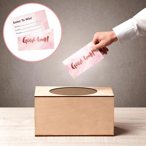 240 PCS Raffle Tickets Enter to Win Entry Form Cards for Contest Ballot Box Auction Great for Fairs Carnivals and More with Space for Name Email Address and Phone Number Fields Golden in Saudi Arabia