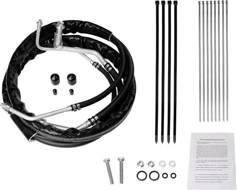 Rear/Aux AC Line Set Rear Cooling AC Line Hose Air Conditioning Hoses Compatible with 2012-2019 Dodge Caravan Dodge Grand Caravan Chrysler Town & Country Minivans Routan Replace# C68100 in Saudi Arabia
