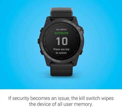 Garmin tactix 7، إصدار Pro Ballistics، ساعة GPS تكتيكية مصممة بشكل متين مع إمكانيات الشحن بالطاقة الشمسية، المقذوفات التطبيقية وشريط من النايلون، أسود (متجدد) in Saudi Arabia