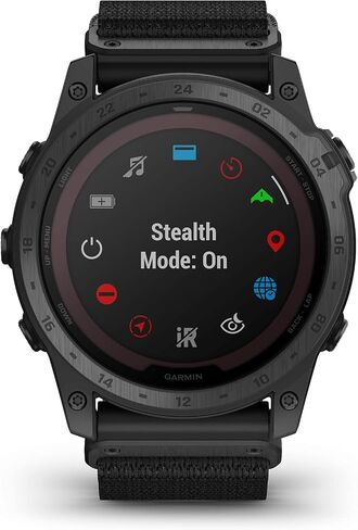 Garmin tactix 7، إصدار Pro Ballistics، ساعة GPS تكتيكية مصممة بشكل متين مع إمكانيات الشحن بالطاقة الشمسية، المقذوفات التطبيقية وشريط من النايلون، أسود (متجدد) in Saudi Arabia