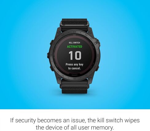 Garmin tactix 7، إصدار Pro Ballistics، ساعة GPS تكتيكية مصممة بشكل متين مع إمكانيات الشحن بالطاقة الشمسية، المقذوفات التطبيقية وشريط من النايلون، أسود (متجدد) in Saudi Arabia