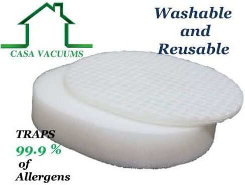 مرشحات متوافقة احترافية من Casa Vacuums Shark Navigator. يناسب NV60 NV70 NV70 26 NV71 NV80 NV80 26 NV85 NVC80C NV90 NV90 26 NV95 NV95 31 NV130 NV141 UV420. الجزء # XFF80 XHF80. 1 هيبا + رغوة وشعر in Kuwait