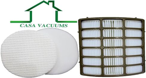 مرشحات متوافقة احترافية من Casa Vacuums Shark Navigator. يناسب NV60 NV70 NV70 26 NV71 NV80 NV80 26 NV85 NVC80C NV90 NV90 26 NV95 NV95 31 NV130 NV141 UV420. الجزء # XFF80 XHF80. 1 هيبا + رغوة وشعر in Kuwait
