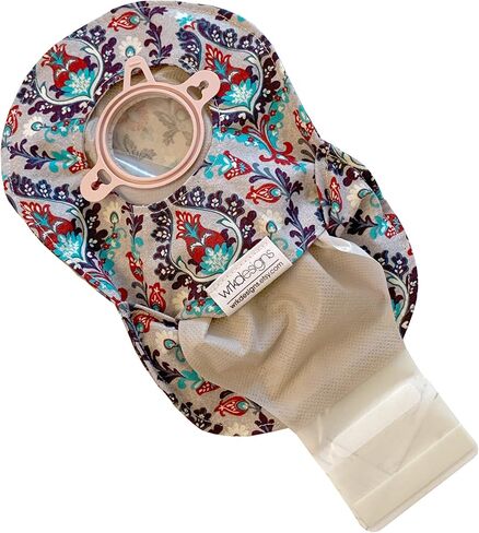 WRKDesigns غطاء حقيبة Ostomy خلية النحل، أبيض، أصفر، أسود in Saudi Arabia