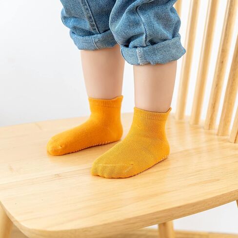 Dicry Toddler Non-Slip Ankle Socks Baby Anti-skid Grips Socks for Infant Kids in Saudi Arabia