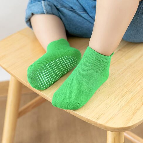 Dicry Toddler Non-Slip Ankle Socks Baby Anti-skid Grips Socks for Infant Kids in Saudi Arabia
