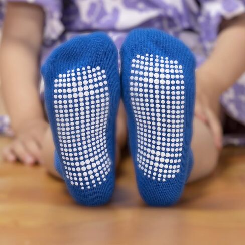 Dicry Toddler Non-Slip Ankle Socks Baby Anti-skid Grips Socks for Infant Kids in Saudi Arabia
