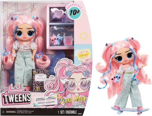 LOL Surprise Tweens Fashion Doll Flora Moon with 10+ Surprises and Fabulous Accessories – Great Gift for Kids Ages 4+ in Saudi Arabia