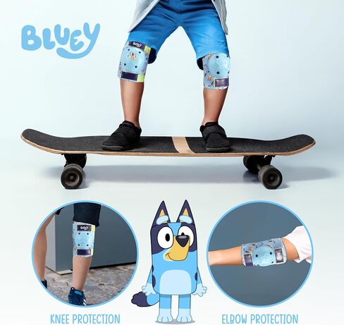 Elbow and Knee Pads for Kids, Protective and Comfortable Outdoor Gear Set for Ages 3+ with Adjustable Velcro Straps, Shock Absorption, Bike Knee Pads for Boys and Girls in Saudi Arabia
