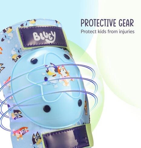 Elbow and Knee Pads for Kids, Protective and Comfortable Outdoor Gear Set for Ages 3+ with Adjustable Velcro Straps, Shock Absorption, Bike Knee Pads for Boys and Girls in Saudi Arabia
