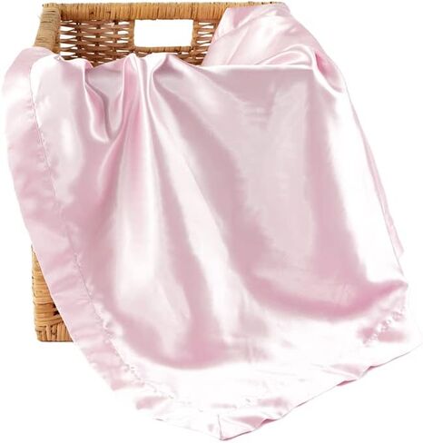 Double Sided Pure Satin Baby Blanket 48"x36" (Lavender) in Saudi Arabia