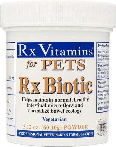 Rx Biotic for Pets 2.12 oz Powder - Professional Veterinary Formulas - Hypoallergenic & Vegetarian in Saudi Arabia