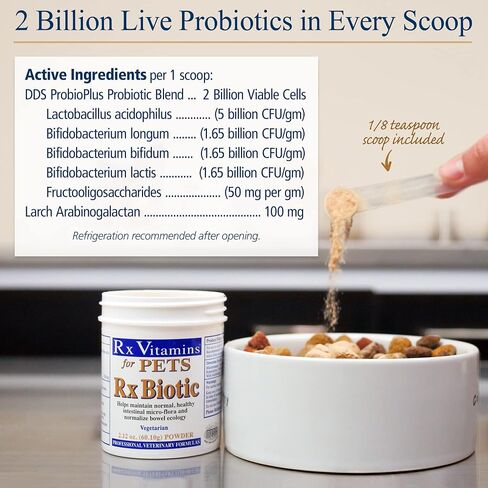 Rx Biotic for Pets 2.12 oz Powder - Professional Veterinary Formulas - Hypoallergenic & Vegetarian in Saudi Arabia