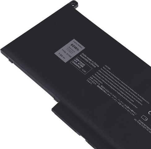 Futurebatt F3YGT بطارية كمبيوتر محمول لديل خط العرض 7480 7390 7280 7290 7380 7490 E7280 E7480 E7490 12 7000 13 7000 14 7000 سلسلة F3YGT 2X39G DM3WC 0DM3WC in Saudi Arabia