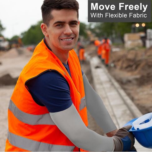 10 أزواج من Vinsatin للحماية من أشعة الشمس فوق البنفسجية وأكمام ذراع تبريد بدون خياطة وأكمام ضغط صيفية للرجال والنساء in Kuwait