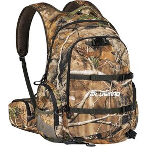 PLUSINNO Hunting Backpack for Hunting Essentials, 45L Waterproof Hunting Gear with Rain Cover, & Padded Scabbard Carry System For Deer Hunt Accessories, Hunt Gift For Men in Saudi Arabia