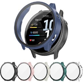 6 Pack Case for Garmin Venu 4 41mm with Tempered Glass Screen Protector, Shockproof Hard PC Bumper Protective Cover Compatible with Garmin Venu 4 41mm in Kuwait